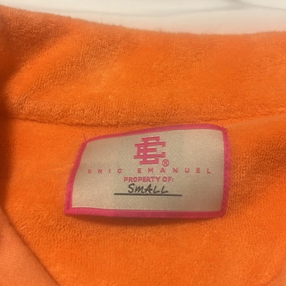 Eric Emanuel Terry Polo Collar Short Sleeve Men Size S - Picture 2 of 3